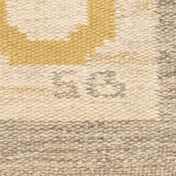 Sigvard Bernadotte, a carpet, 'Ögonstenar', flat weave, c 241 x 163 cm, signed SB.