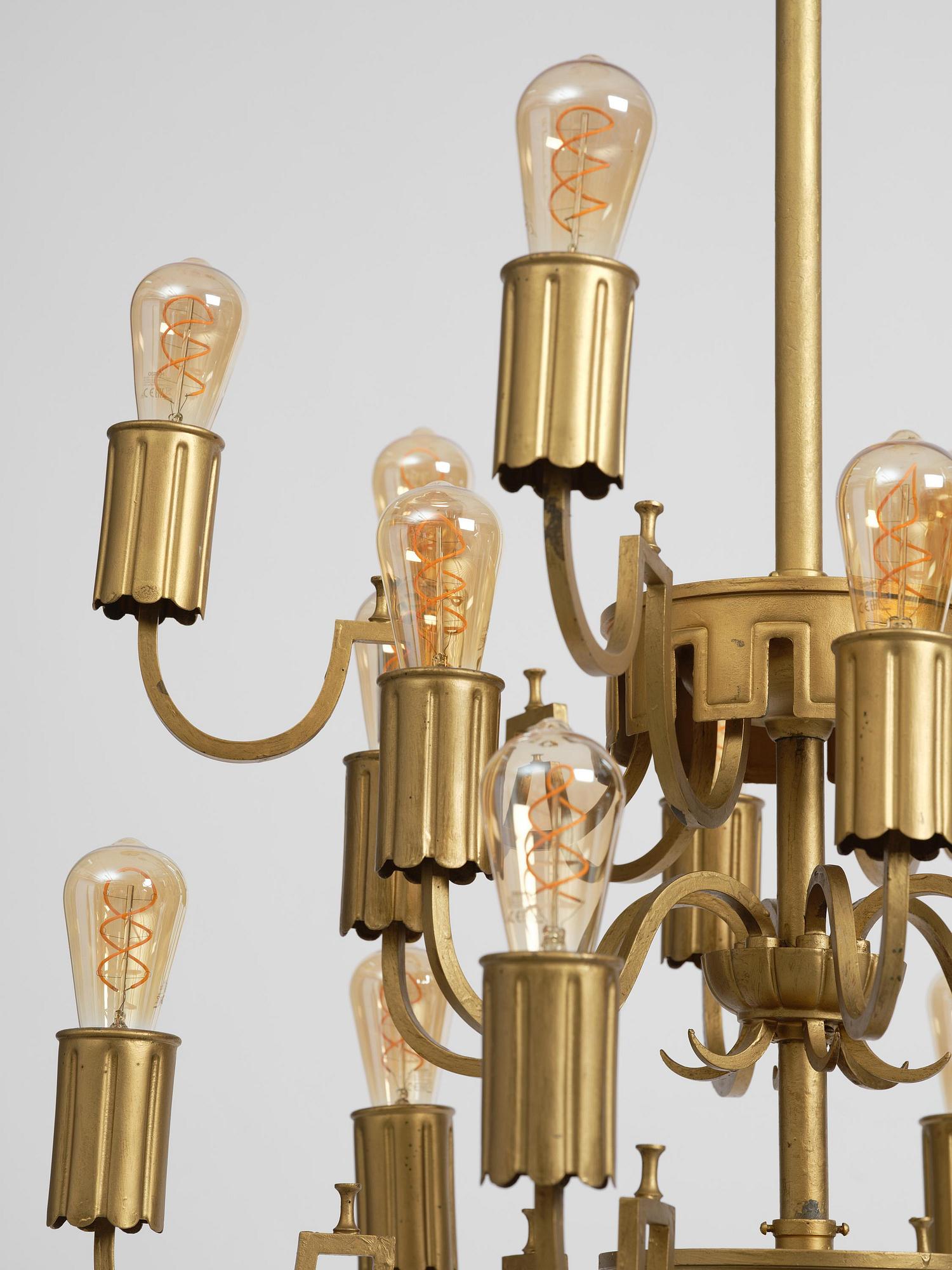 Swedish Grace, an imposing chandelier, 1920s-30s.