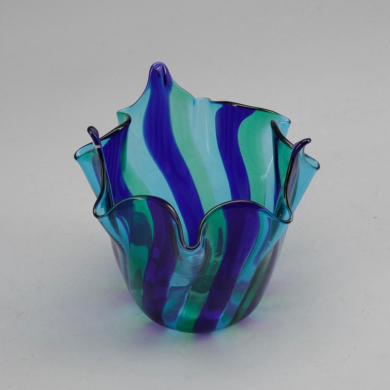 NÄSDUKSSKÅL, glas, Vetreria Aureliano Toso, Murano, Italien trol 1940-50-tal.