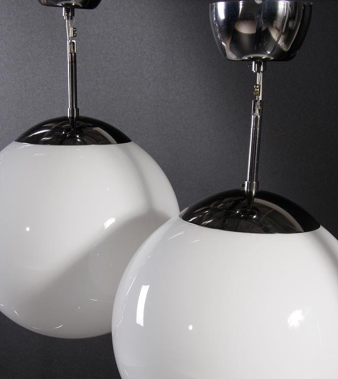 TAKARMATURER, ett par, glas, 1930/40-tal.