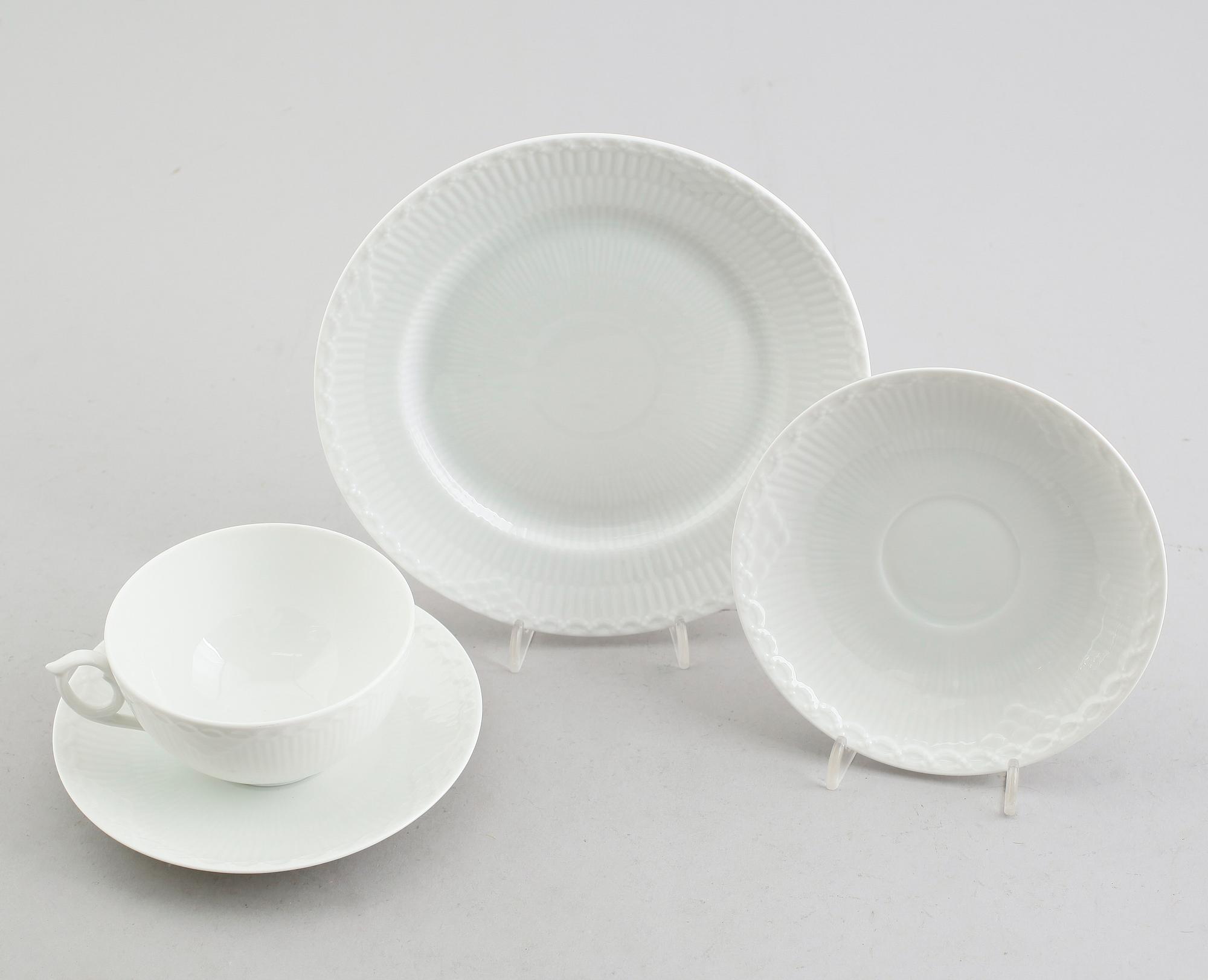 TESERVIS, porslin, 26 delar, Royal Copenhagen.