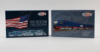 SAMLING MODELLTÅG, 2 st, Roco, Österrike.