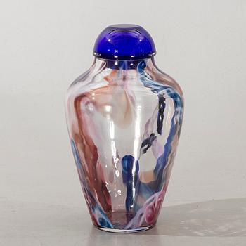 LARS HELLSTEN, lidded urn, signed.