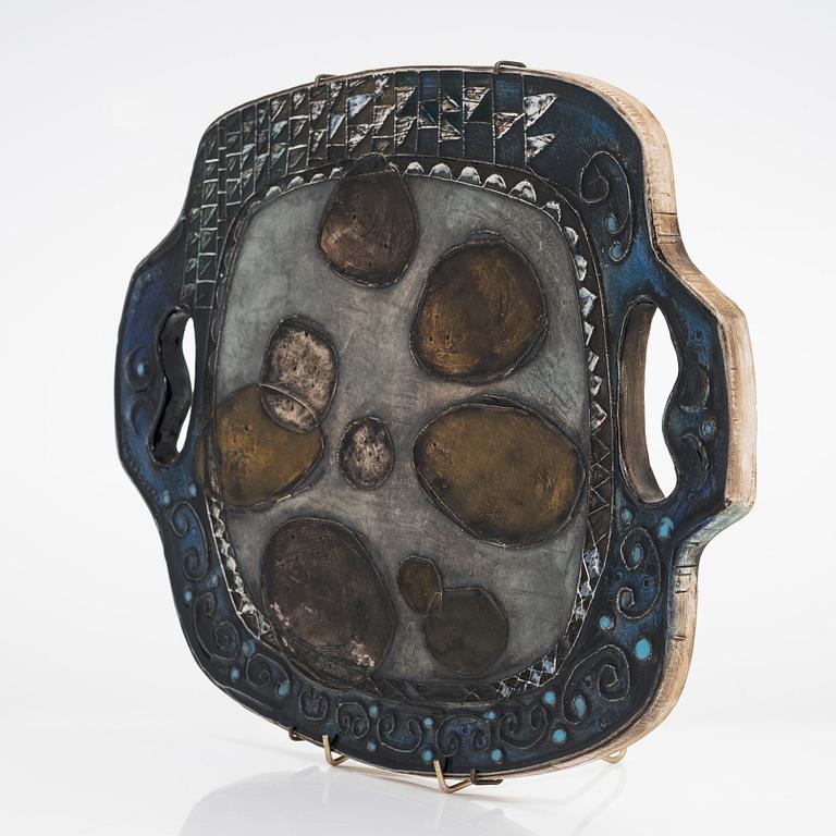 Rut Bryk, a stoneware relief signed BRYK 2.