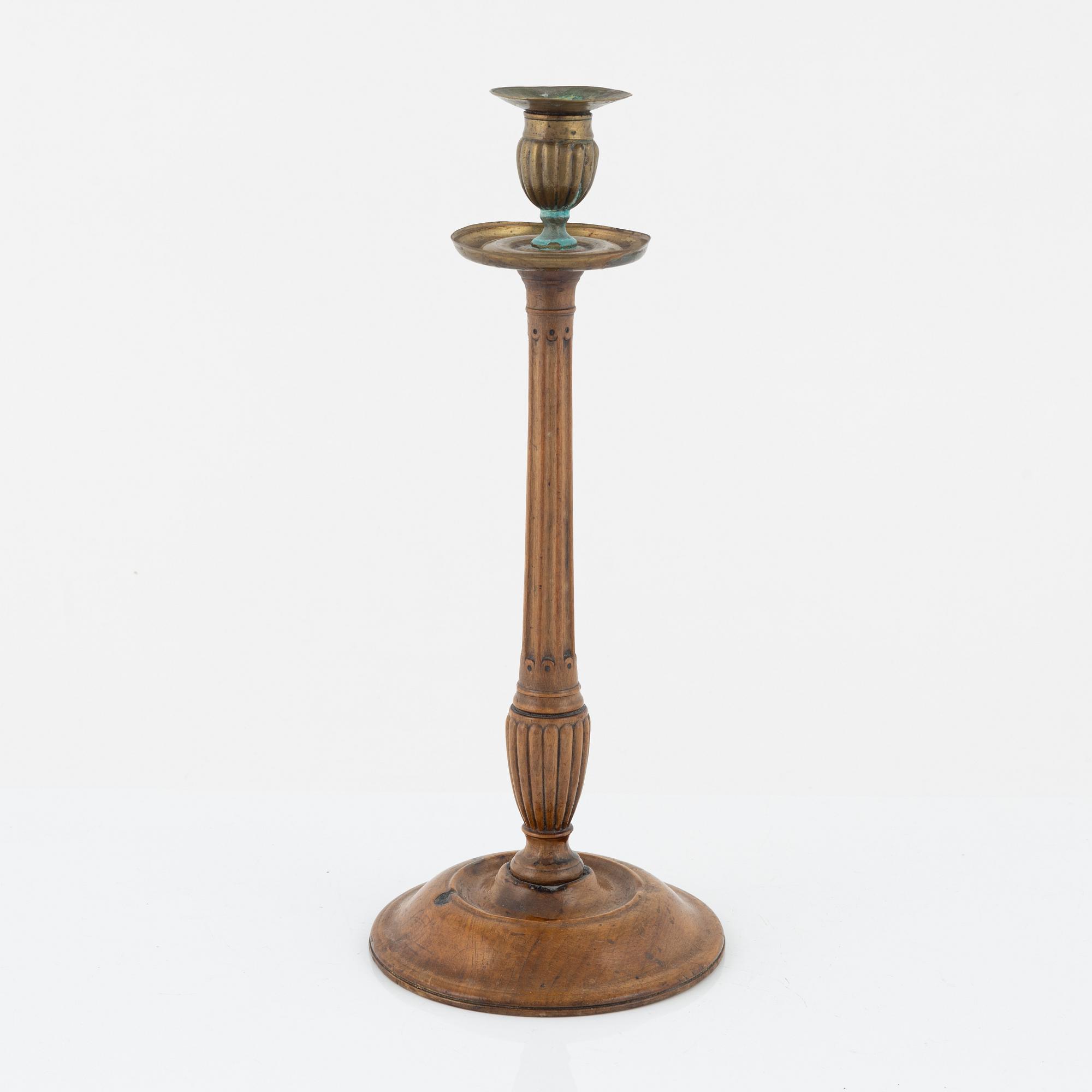 Ljusstake, George III, England, omkring år 1800.