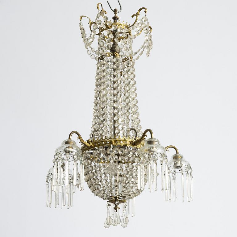 Chandelier, late 19th century.