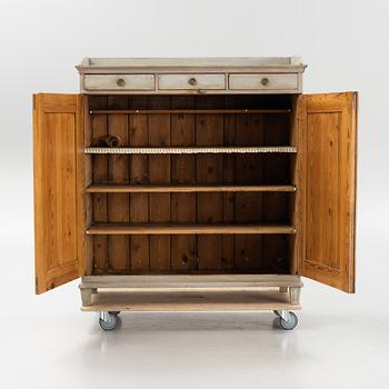 A 19th century sideboard.