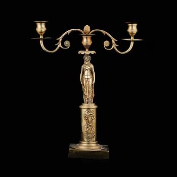 LJUSSTAKE, empire, 1800-tal.