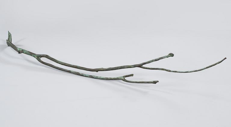 LENNART ASCHENBRENNER, a bronze sculpture and a mixed media signed à tergo and dated -89.