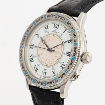 Longines, Hour Angle Watch, designed by Charles Lindbergh, wristwatch, 38 mm.