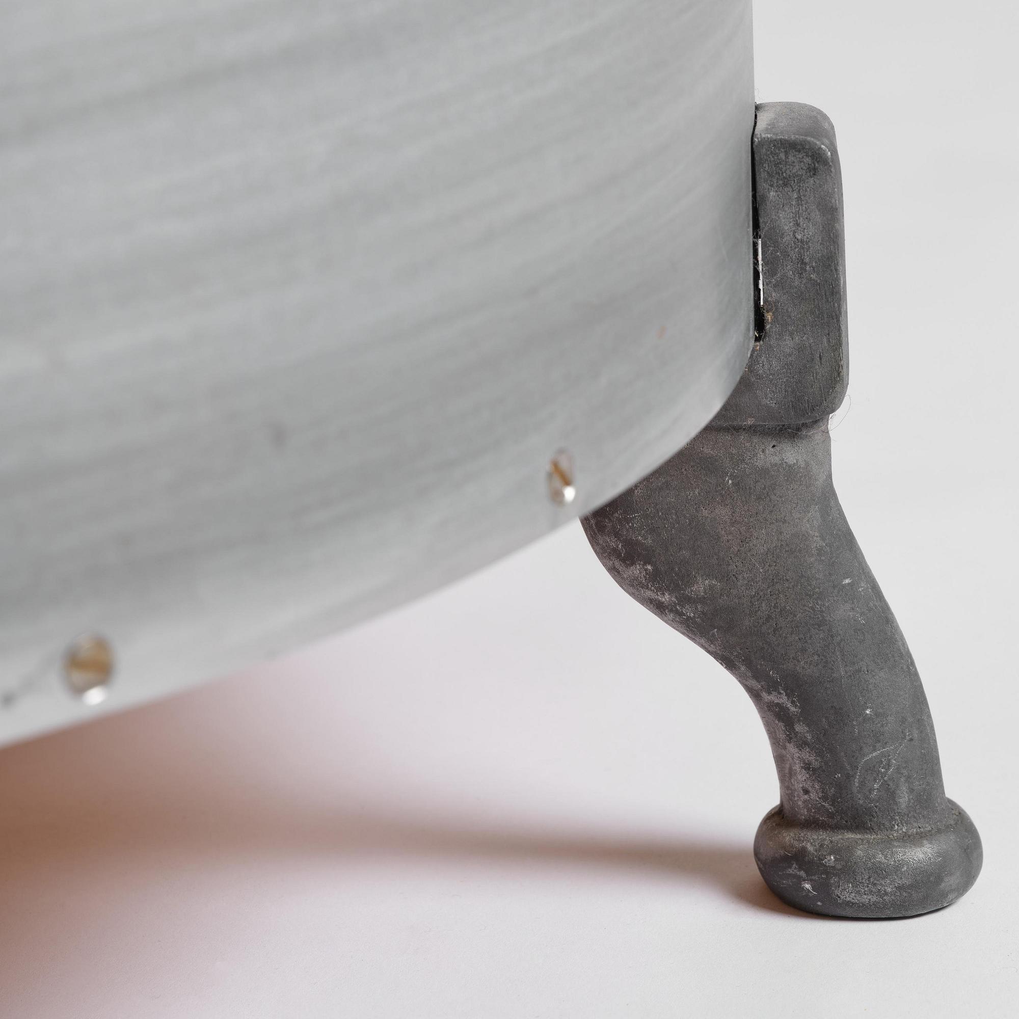 Mats Theselius, an "Aluminiumfåtölj" armchair, ed. 83/200, Källemo, Värnamo, post 1990.