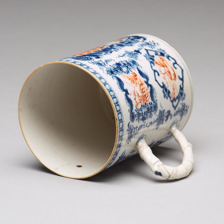 MUGG, kompaniporslin. Qingdynastin, Qianlong (1736-95).