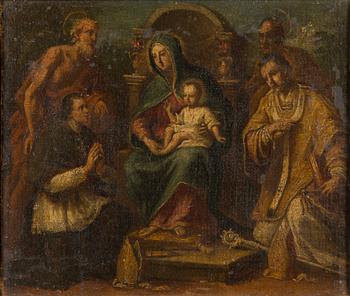 Okänd konstnär, 1700/1800-tal, olja på duk, osignerad.