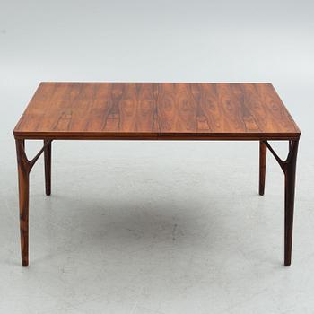 Willy Sigh, a rosewood dining table, H. Sigh & Søn, Denmark, 1960s.