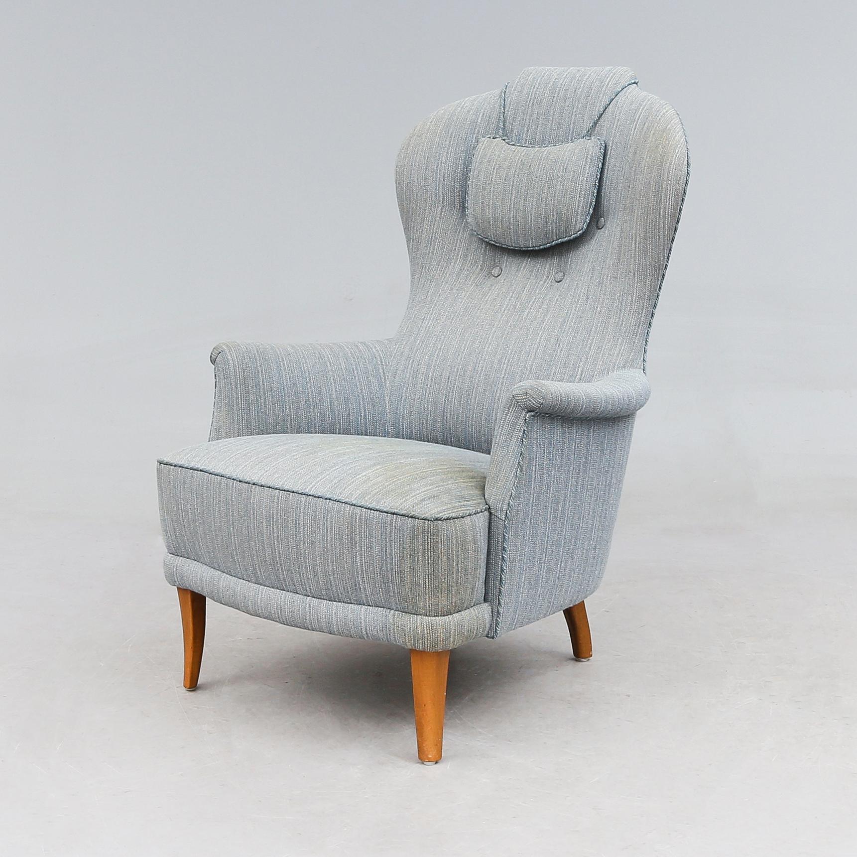 FÅTÖLJ, "Farmor", Carl Malmsten, 1900-talets andra hälft.