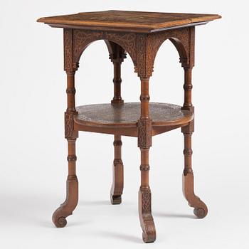 Table, probably Norway, Old Norse style, late 19th century.