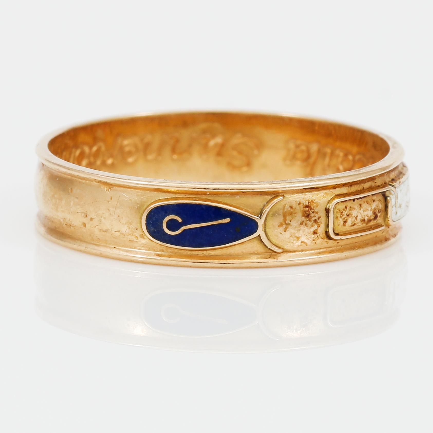 ORDENSRING, 18K guld, JJJ, Köping, 1990-tal. Vikt ca 5 gram.