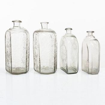 Bottles, a pair, Baroque, 18th century, +2.