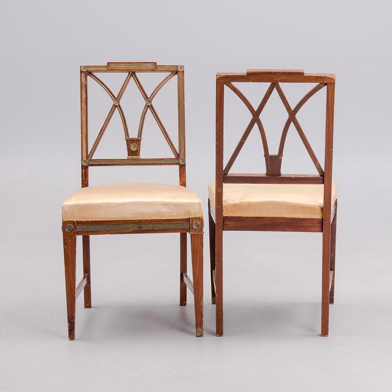 MÖBLEMANG, 6 DELAR, Ryssland, Jacob-stil, 1800-talets slut.
