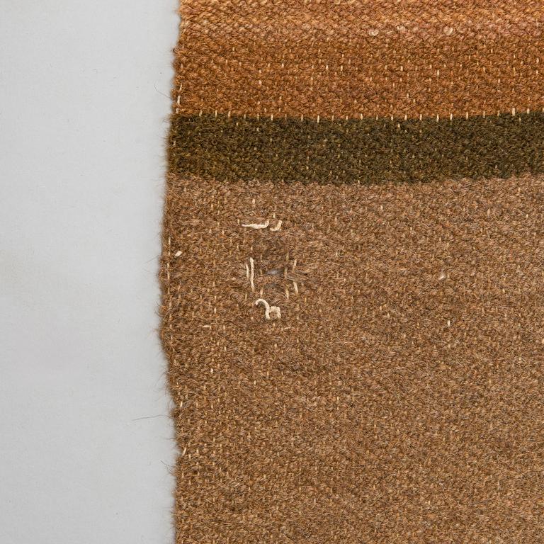 Two Finnish flat weave rugs. Circa 695 x 85 cm.