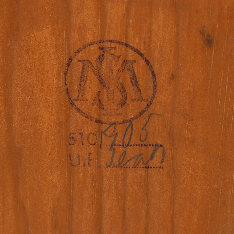 A Swedish book shelf, probably 1950s. Signed Bräntorps.