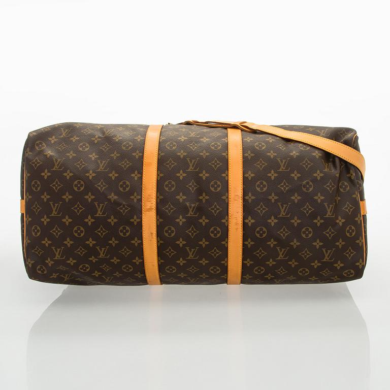 Louis Vuitton, a Monogram Canvas 'Keepall 60 Bandoulière' weekend bag.