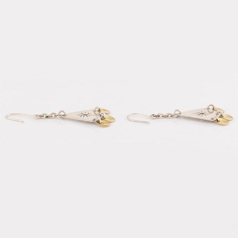 Juhls, earrings, silver, Norway.