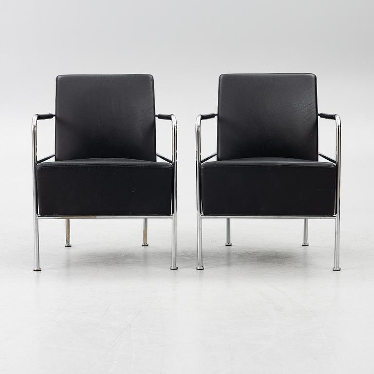Gunilla Allard, a pair of 'Cinema' armchairs, Lammhults, Sweden.