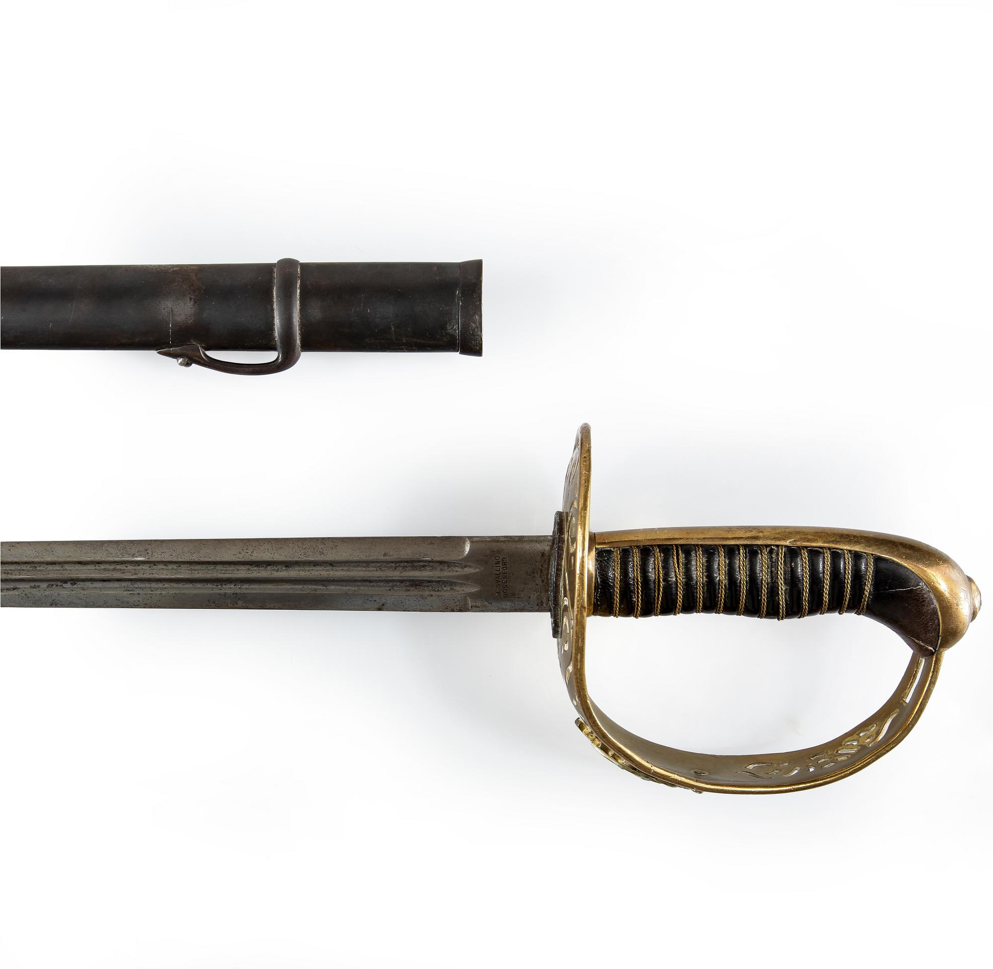 SABEL, m/1893 officer vid kavalleriet.