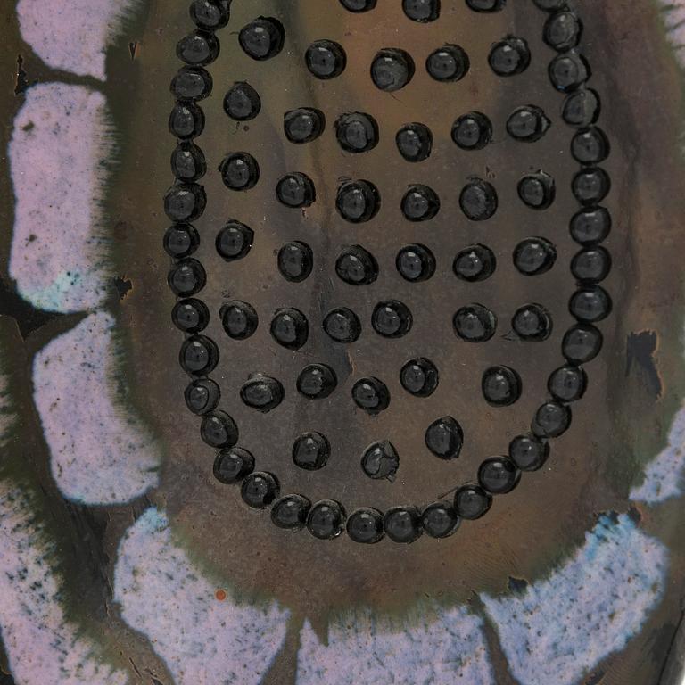 Birger Kaipiainen, dekorationsfat, keramik, signed Kaipiainen, Arabia.