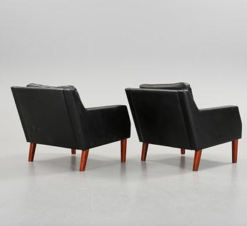 FÅTÖLJER, ett par, 1960-tal.