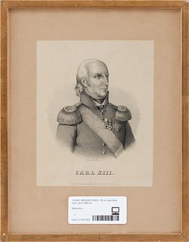 REGENTLÄNGD, 26 st litografiska tryck, sent 1800-tal.