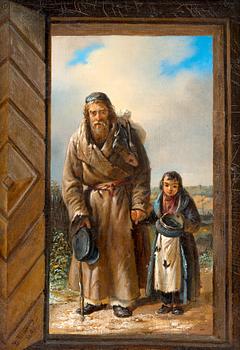 176. Vasili Fiedorovich Timm, BEGGARS. ТИММ, ВАСИЛИЙ ФЕДОРОВИЧ (1820-1895)
НИЩИЕ.