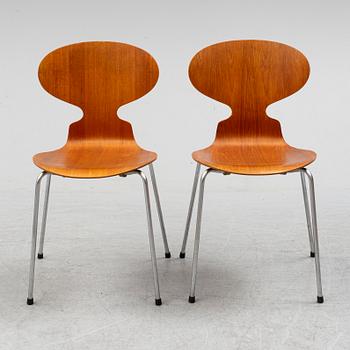 ARNE JACOBSEN, stolar 5 st, "Myran", Fritz Hansen, Danmark.