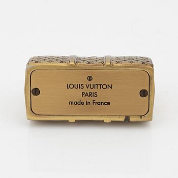 Louis Vuitton, Gold Tone Keepall Paperweight.