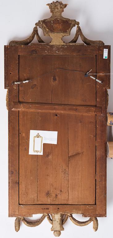 Spegel, av Johan Åkerblad 1777 (mästare i Stockholm 1758-1799), Gustaviansk.