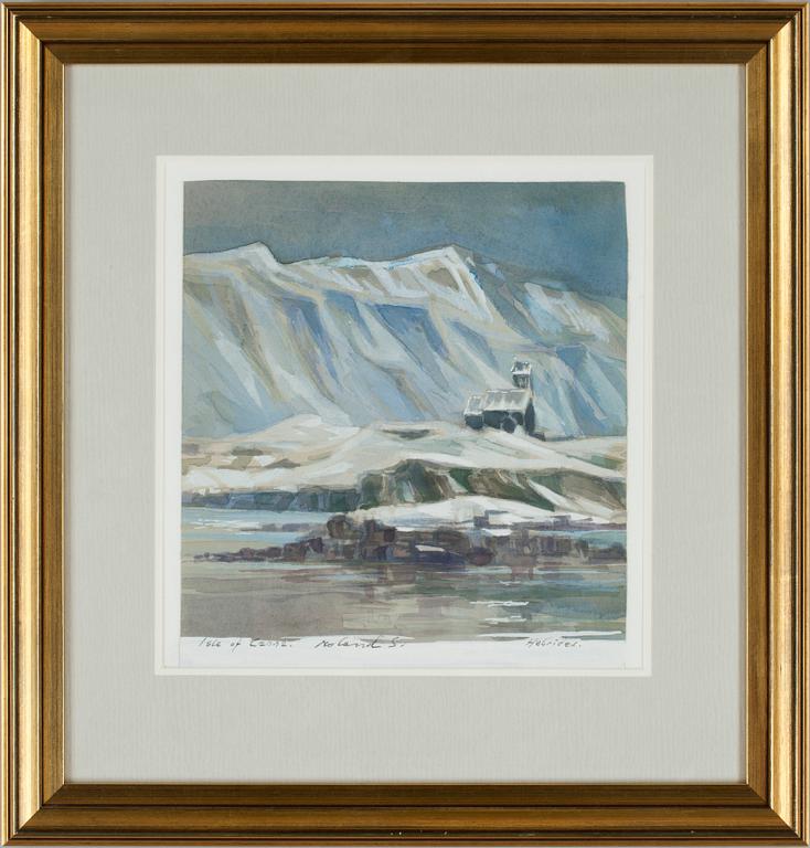 ROLAND SVENSSON, akvarell, sign.