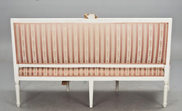 SOFFA, gustaviansk, 1800-talets första hälft.