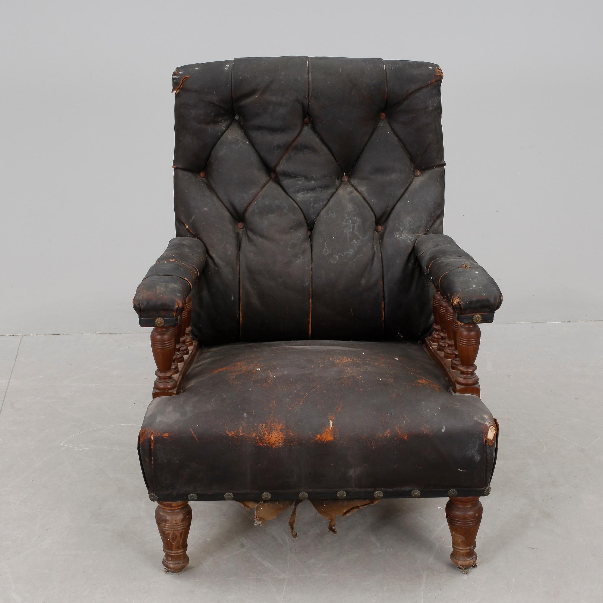 FÅTÖLJ, 1800-talets slut.