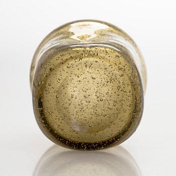 Runar Engblom, a 1940s/50s  glass vase, signed Runar Engblom Riihimäen Lasi Oy.