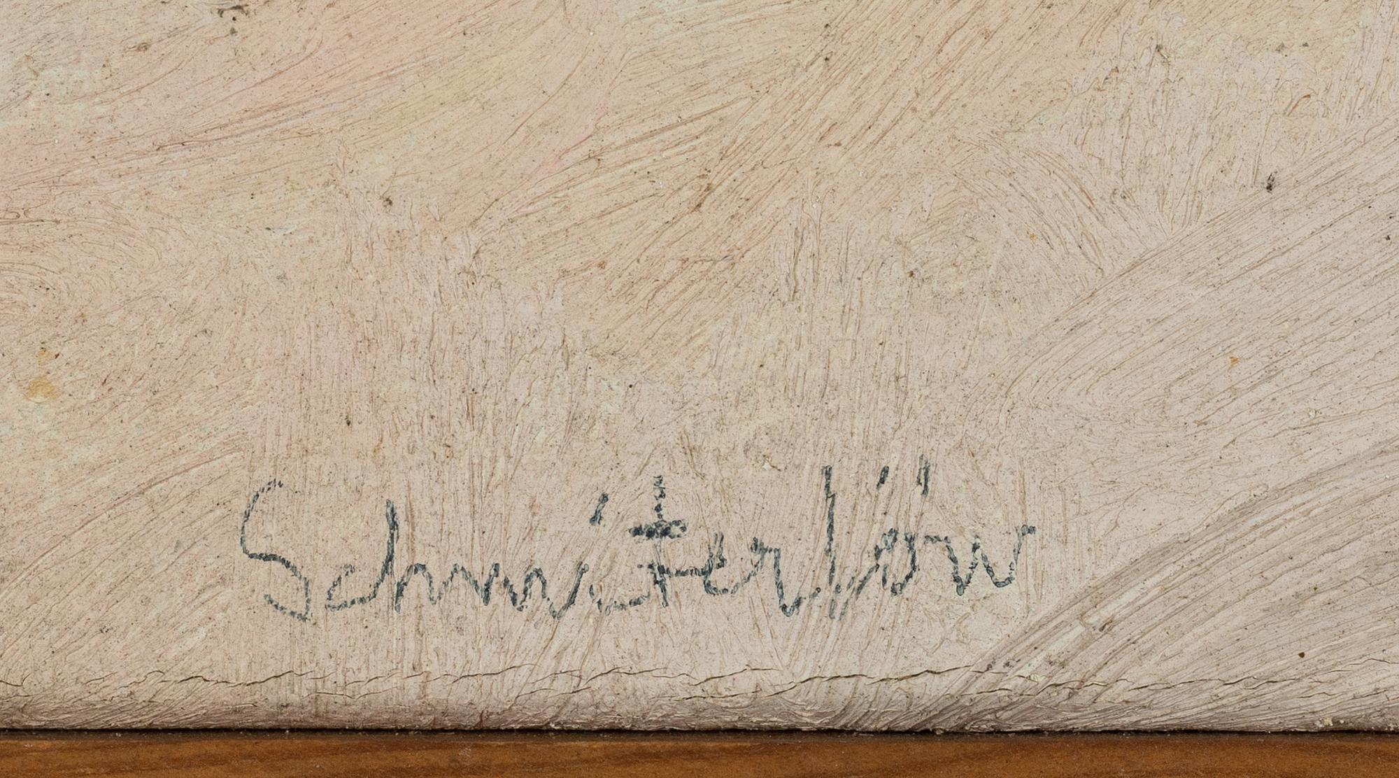 Bertram Schmiterlöw, oil on canvas, signed.