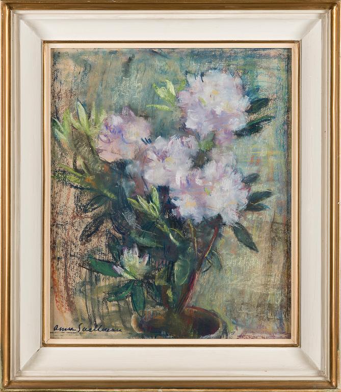 ANNA SNELLMAN, pastell, signed.