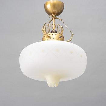 A ceiling lamp, Swedish Modern, 1940s/50s.