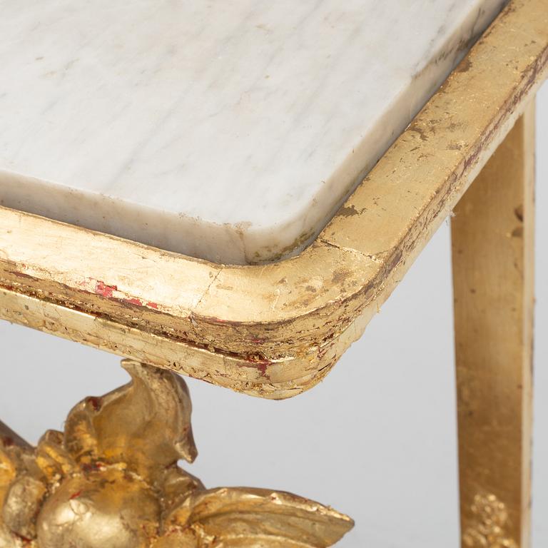 Console table, mid-19th century, Empire.