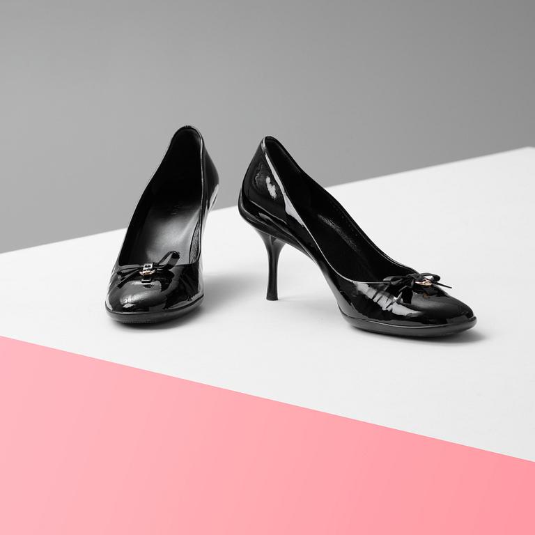 PUMPS, "Scar Pelle s Gomma", GUCCI, storlek 39 1/2.