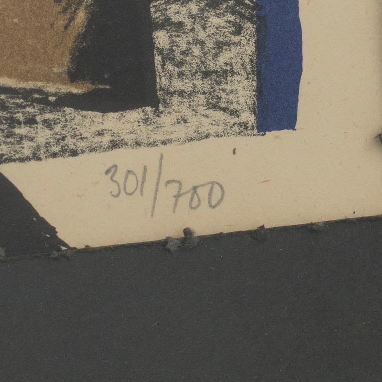 BO HULTÉN, lithograph in colours signed and numbered 301/700.