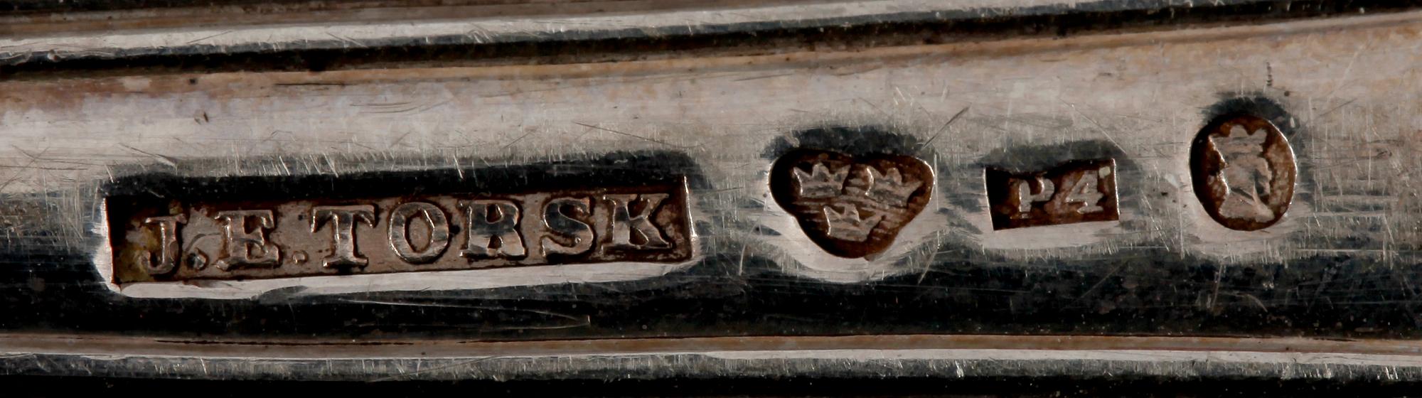 PARTI SILVER, 35 delar, 1800/1900-tal. Tot vikt ca 930 gram.