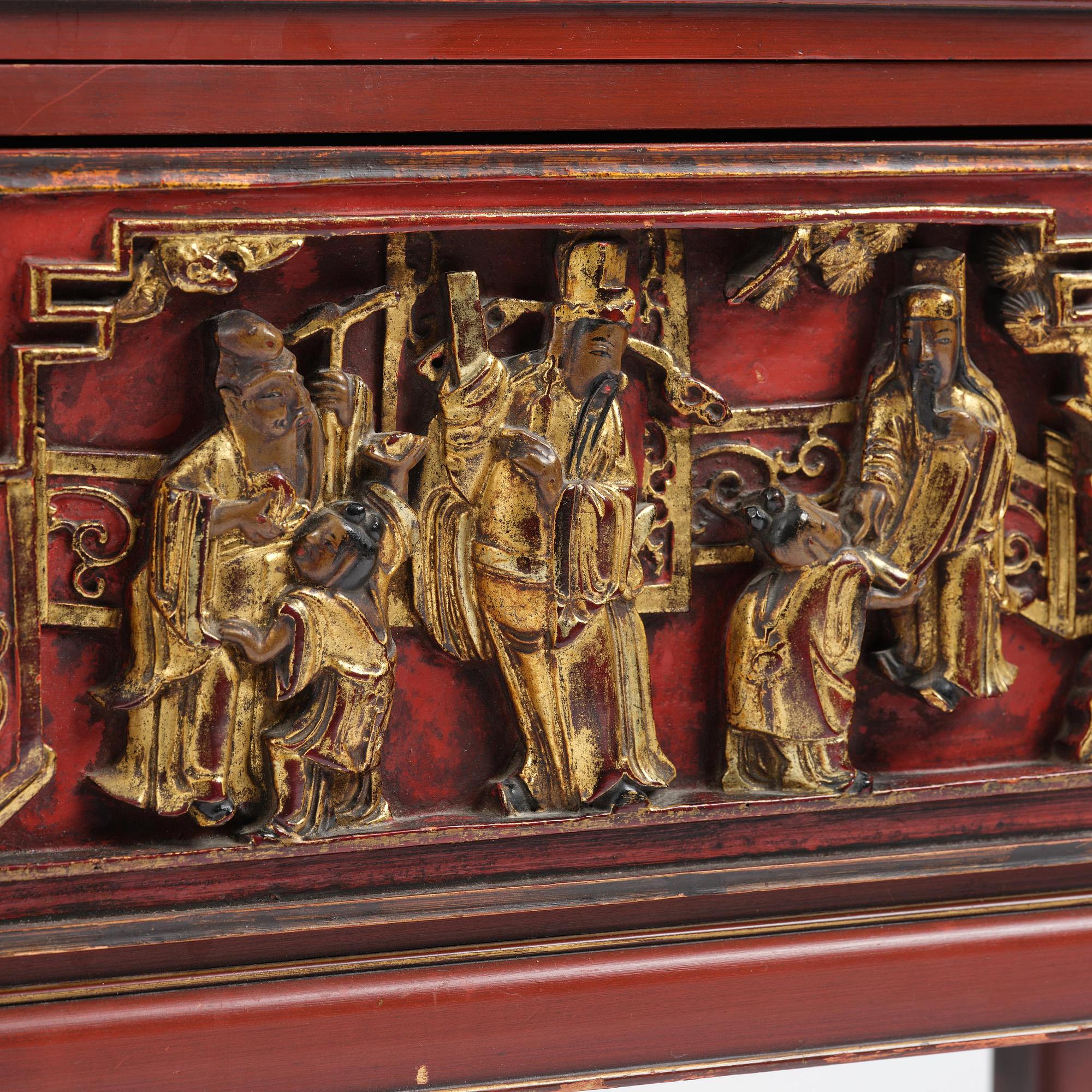 A mirror and chest of drawers from  Carl Johansons Möbleringsaffär, Stockholm, 1920's/30's.