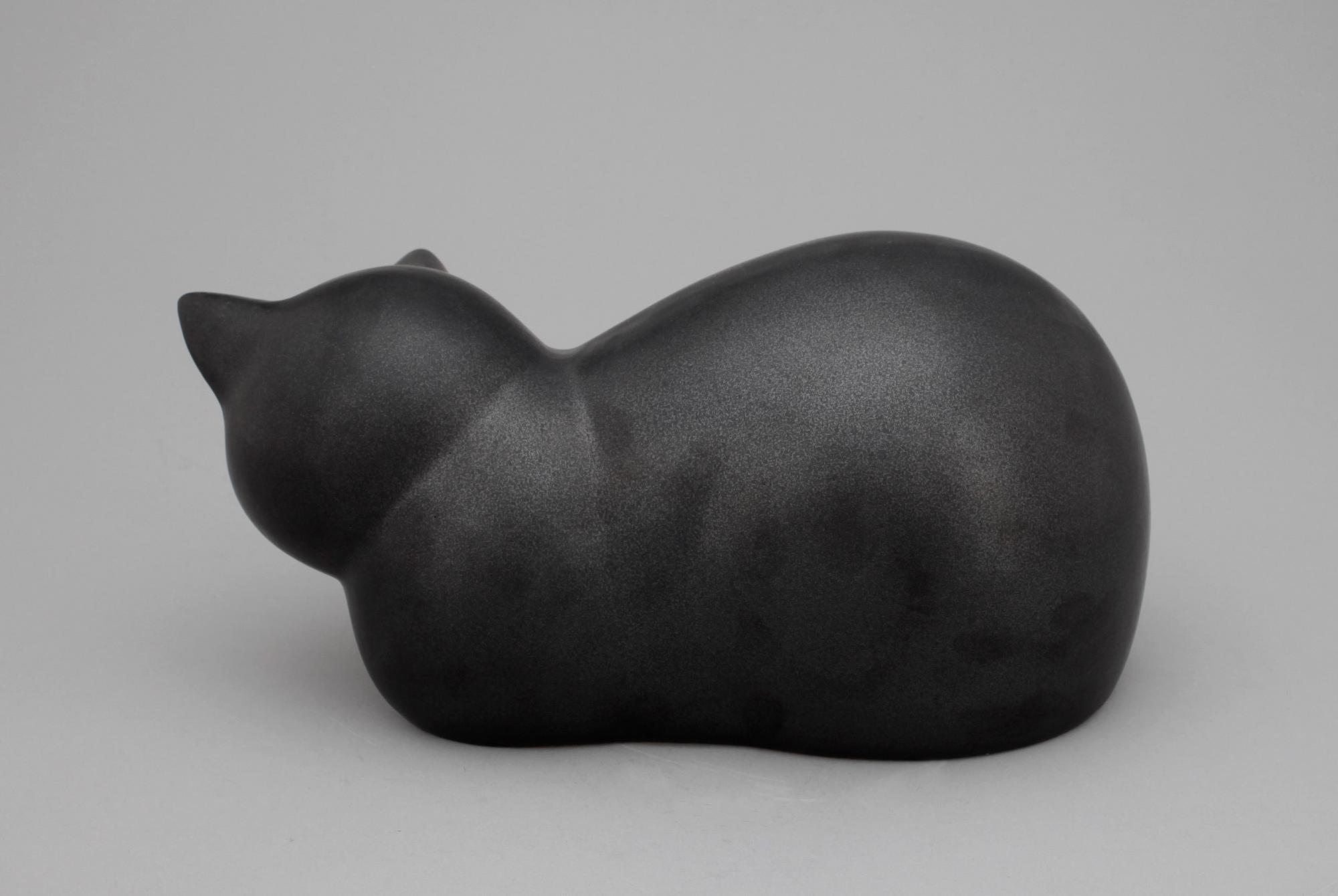 FIGURIN, stengodslera, Lisa Larson, Gustavsberg.