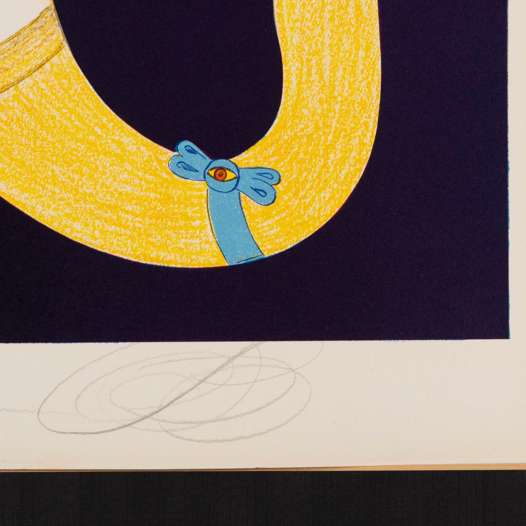 FRIEDRICH SCHRÖDER-SONNENSTERN, lithograph in colours, signed 145/275.